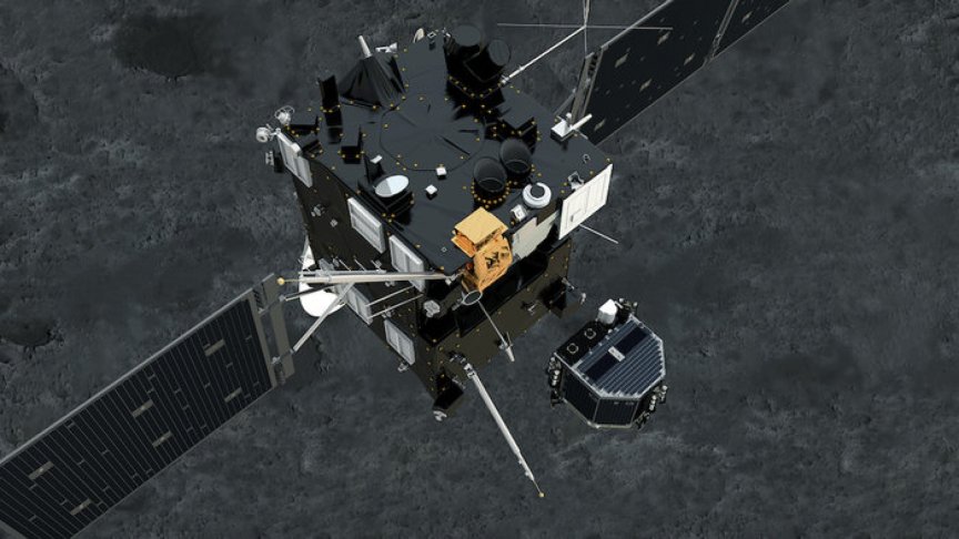 <p>Отделяна на Philae</p>
