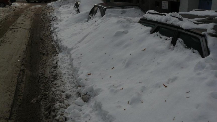 <p>Улица в "Младост"</p>