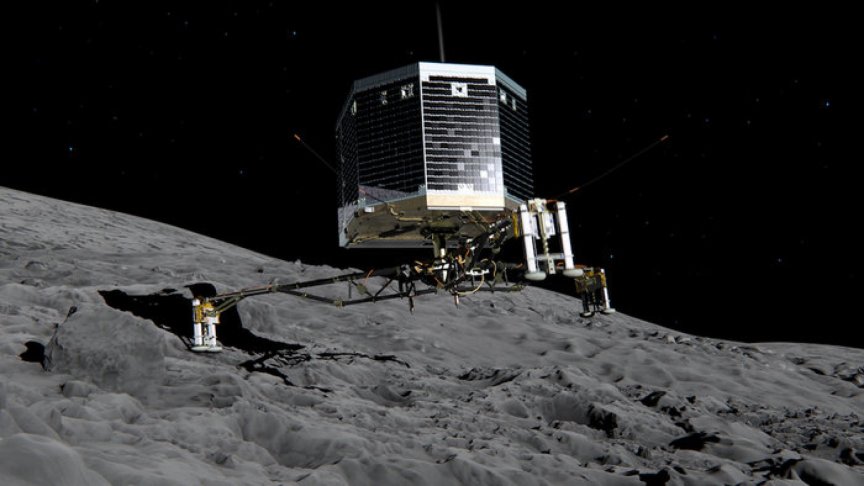 <p>Приземяването на Philae</p>
