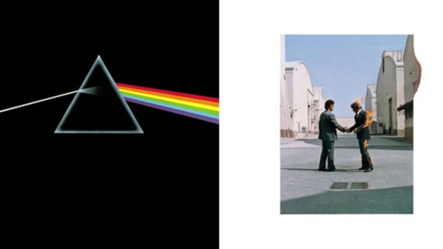 <p>The Dark Side of the Moon и Wish You Were Here на "Пинк Флойд"</p>