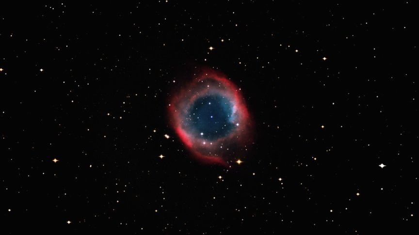 <p>Планетарната мъглявина Охлюв - NGC 7293 във Водолей</p>